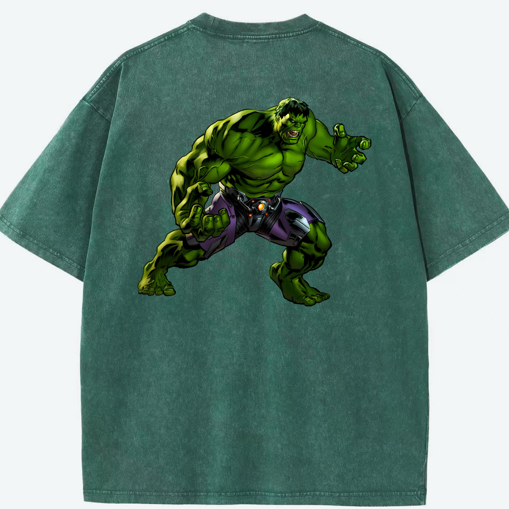 （画像用） アベンジャーズ The Avengers 綿100% ヴィンテージ風 半袖Tシャツ（背面プリント）
